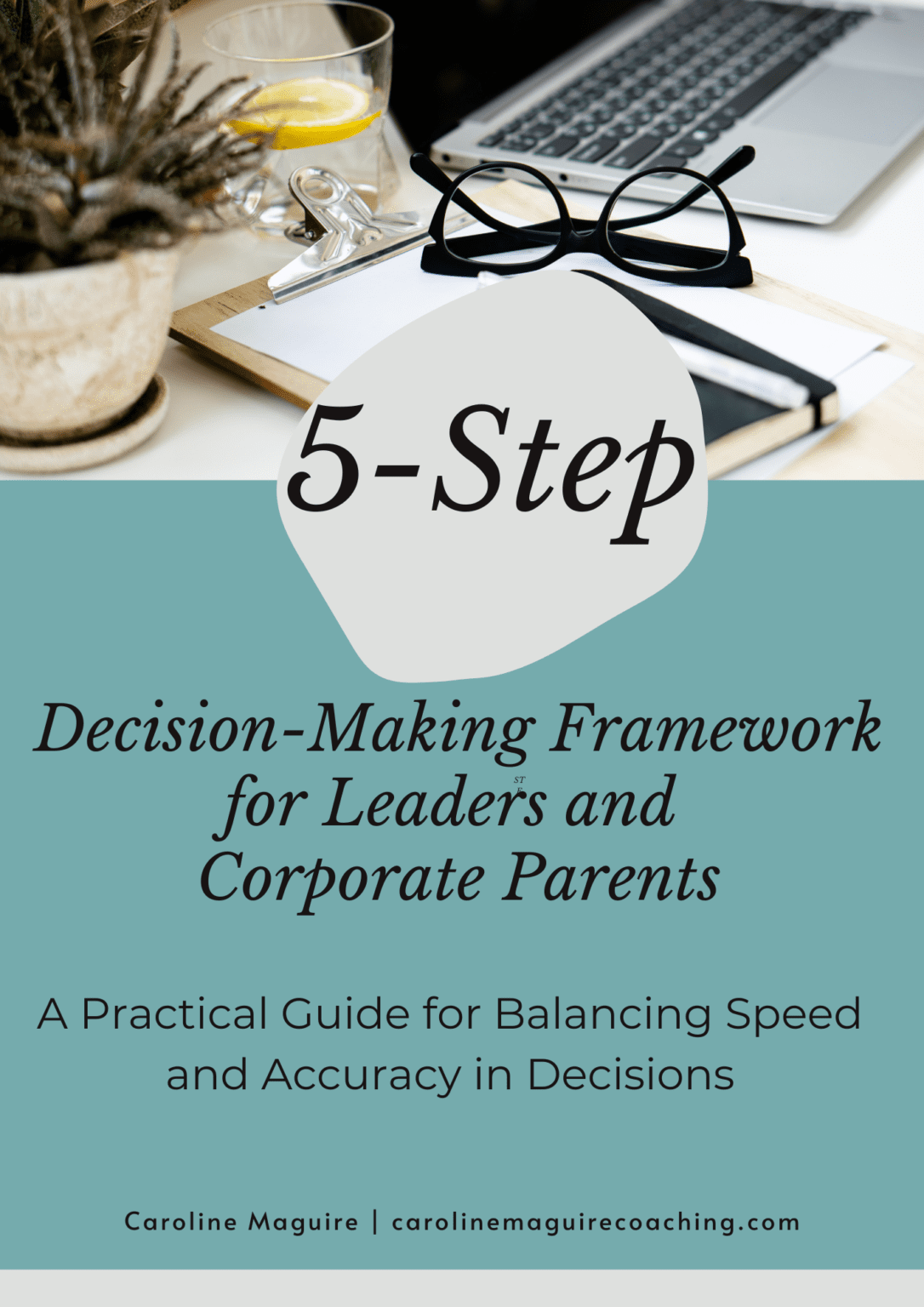 Visual representation of a decision-making framework with steps and criteria
